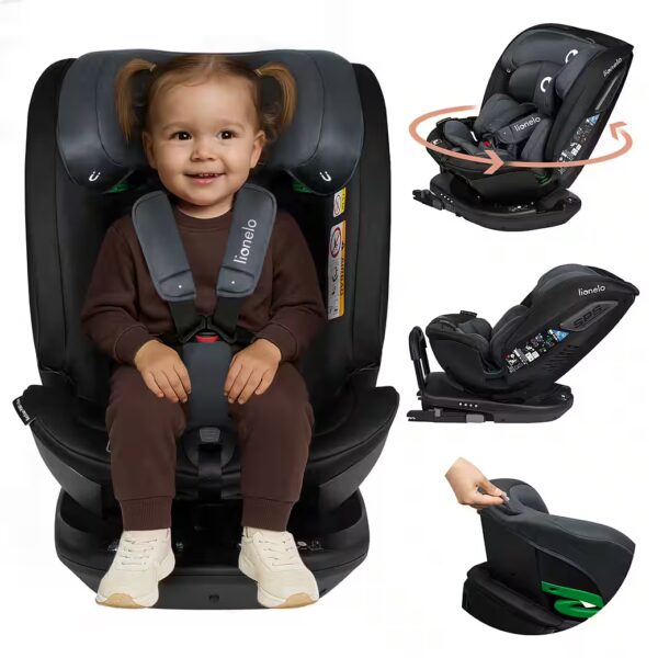 Bastiaan RWF i-Size child car seat From: 0 to: 150 cm (36 kg), from: 40.00 cm to: 150.00 cm, (Set), 4 seats in 1/360' rotating base / ISOFIX / Top Tether
