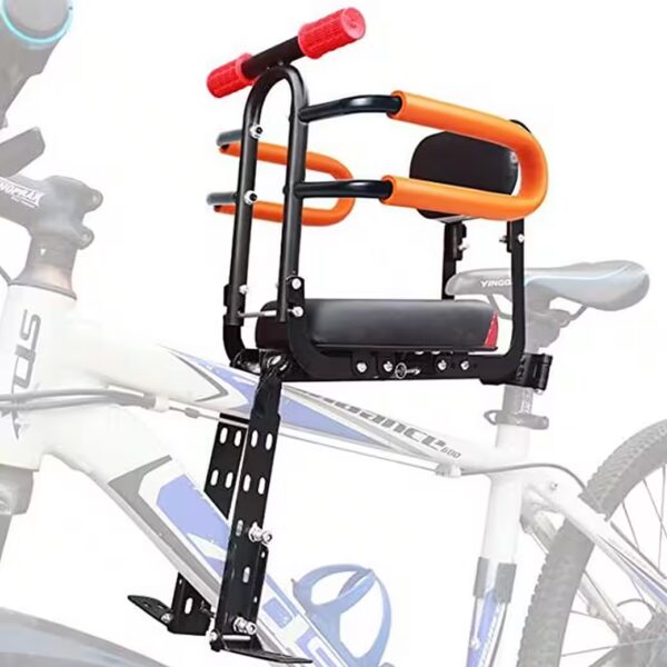 Bicycle child seat front mounted bicycle seat, portable, retractable, foldable Removable child seat, suitable for all types of bicycles