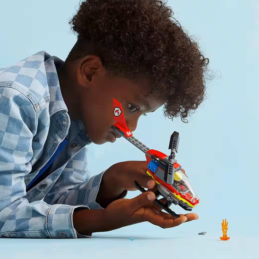 Firefighting helicopter (60411), LEGO City construction bricks (85 pcs), Made in Europe - Image 2