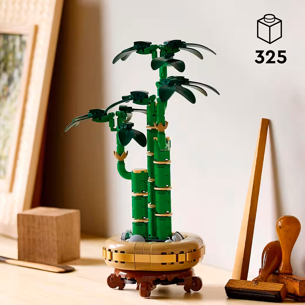 Lucky Bamboo (10344), LEGO Botanicals Construction Bricks (325 pcs), Made in Europe - Image 3