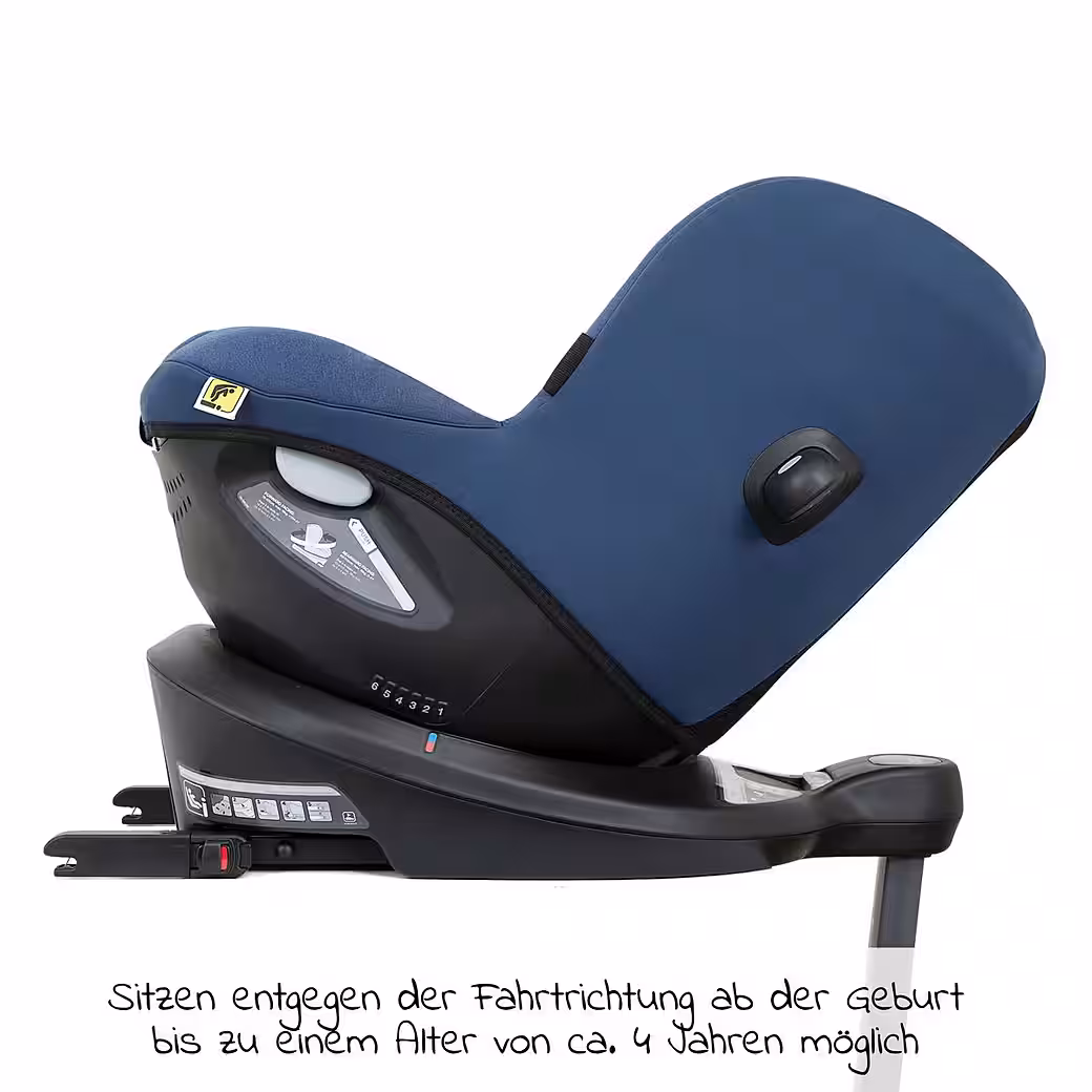 i-Spin 360 R i-Size child car seat - Deep Sea Rear-facing child car seat from birth to 4 years (40 cm-105 cm) with Isofix base - Image 4