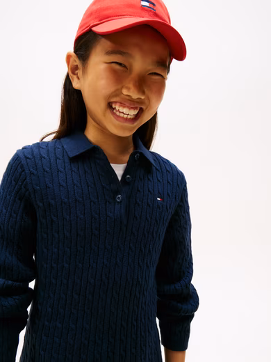 CABLE SWEATER DRESS KNITTED DRESS - Image 4