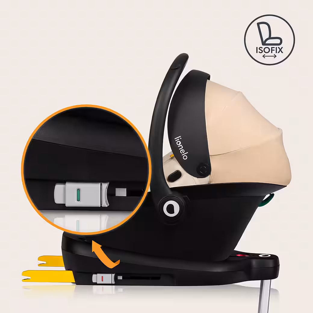 ASTRID I-SIZE baby car seat From birth, up to 87 cm, from 40.00 cm, up to 87.00 cm, (Set), Very stable carrier, Height adjustable, Modern design - Image 4