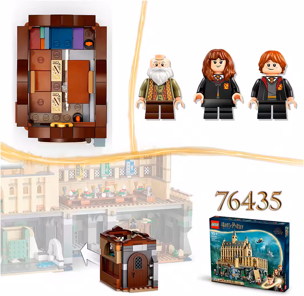 Hogwarts™ Castle: Charms Class (76442), LEGO Harry Potter™ Construction Bricks (204 pcs), Made in Europe - Image 5