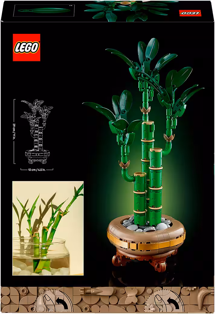Lucky Bamboo (10344), LEGO Botanicals Construction Bricks (325 pcs), Made in Europe - Image 6