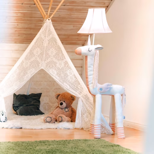 LED floor lamp Bonita the Unicorn Integrated LED, neutral white, high-quality, unique