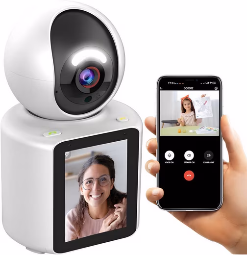 Video baby monitor with camera, 2.4 GHz Wi-Fi surveillance camera