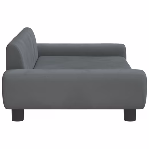Children's Sofa Children's Sofa Dark Grey 100x54x33 cm Velvet Children's Couch Children's Furniture - Image 3