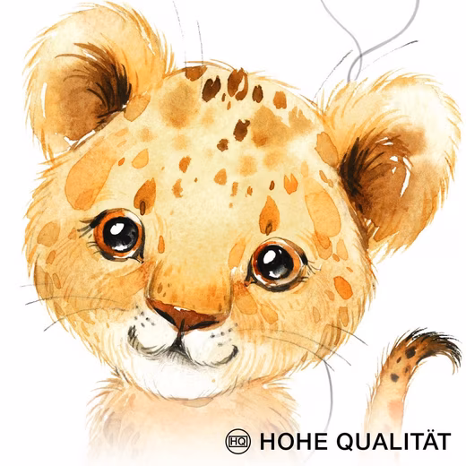 Mural Children's Room Murals Set Animals - 4 Pictures 30x40 cm Ready to Hang - Image 3