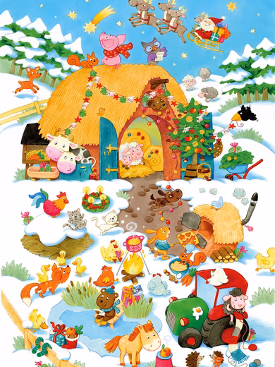 Toy Advent Calendar Christmas on the Farm - Image 3