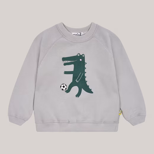 Sweatshirt Sweatshirt Crocodile 100% cotton soft touch