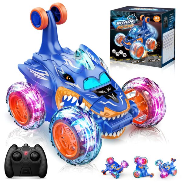Toy car remote controlled car, toy shark monster truck RC car