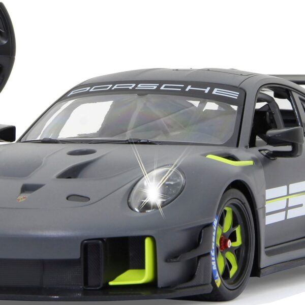 RC car Deluxe Cars, Porsche 911 GT2 RS Clubsport 25 1:14, gray - 2.4 GHz with LED lights
