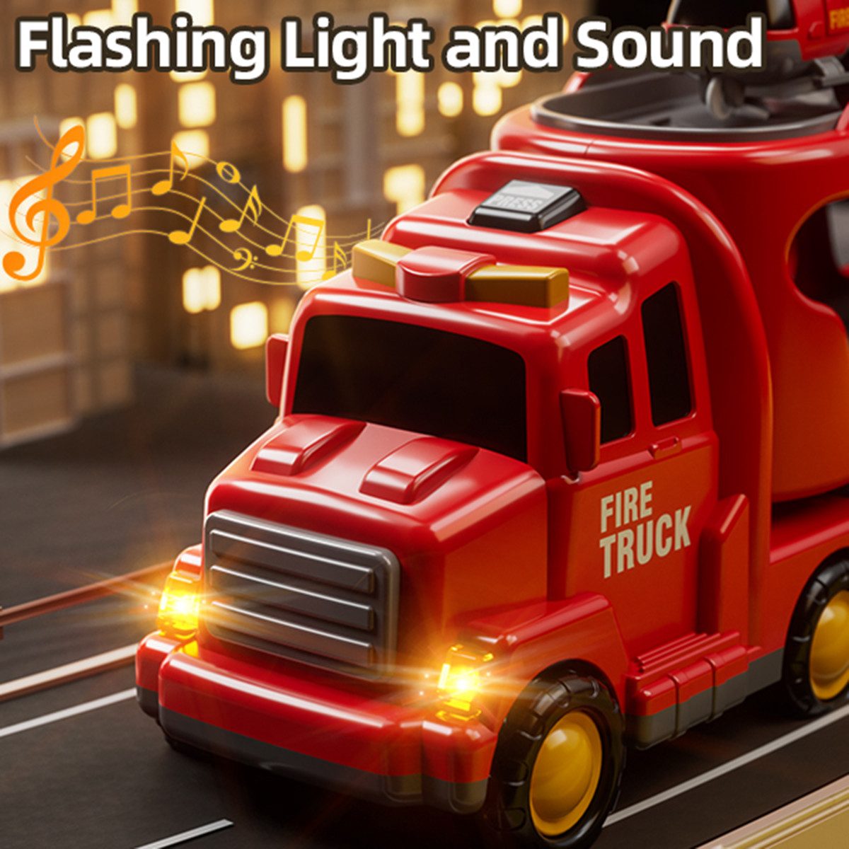 Toy Car 7 Pack Carrier Truck Transport City Vehicles Toy - Image 5