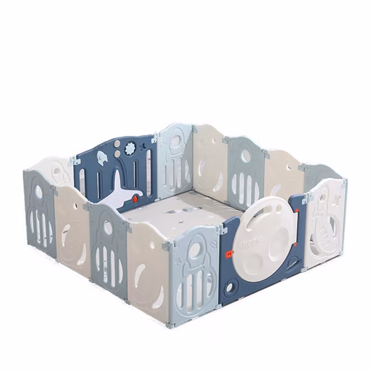 Playpen Foldable Baby Fence Playpen 160x160cm Door Suction Cups Baby