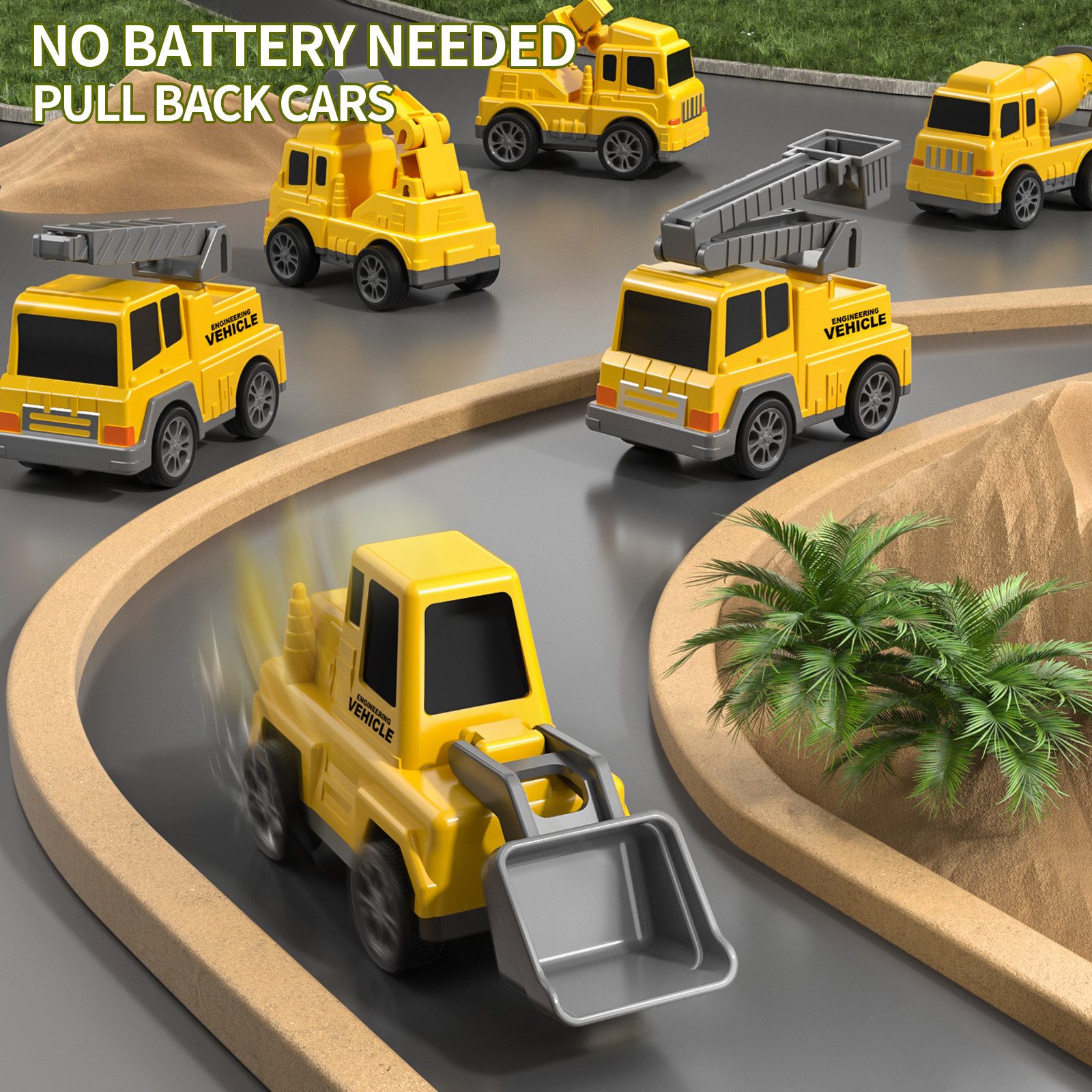 Toy Car 7 Pack Carrier Truck Transport City Vehicles Toy - Image 18