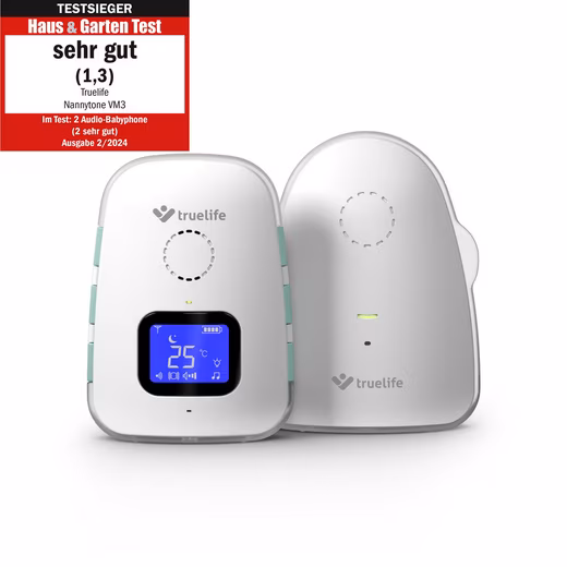 NannyTone VM3 baby monitor, range up to 300 m indoors