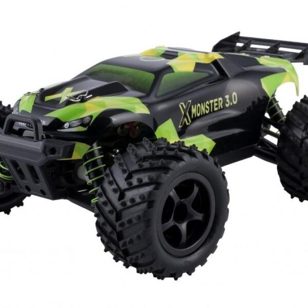 RC car X-Monster Truck remote controlled RC car 45 km/h, 1:18, 2 batteries