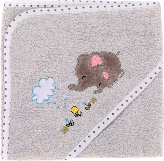 Hooded towel with animal motif - Image 5