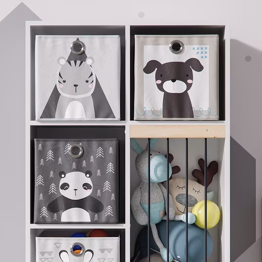 Bookcase Marvin, White, 72 x 143 cm - Image 5