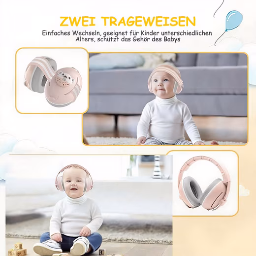 2-in-1 Ear Protection for Babies, Headphones, Newborn Ear Muffs - Image 11