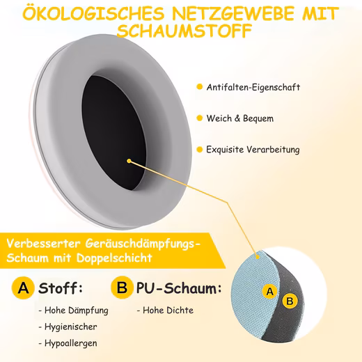 2-in-1 Ear Protection for Babies, Headphones, Newborn Ear Muffs - Image 12