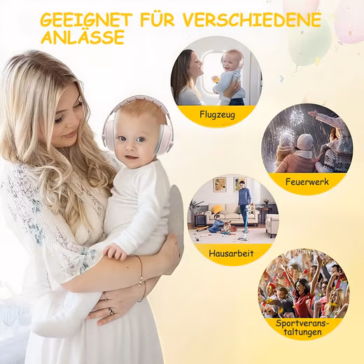 2-in-1 Ear Protection for Babies, Headphones, Newborn Ear Muffs - Image 15