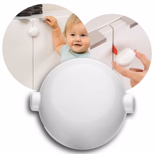 Child safety lock white