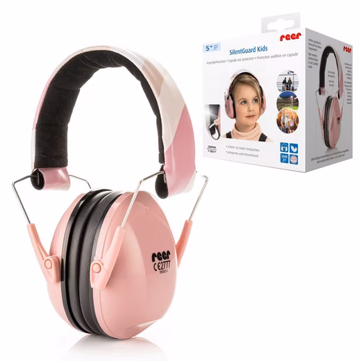SilentGuard Kids earmuffs, pink