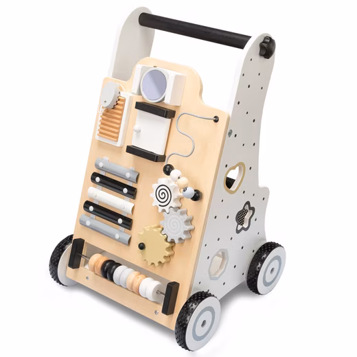 Baby walker, wooden stroller, educational toy, from 12 months