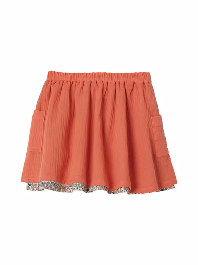 Mini skirt for girls, reversible skirt