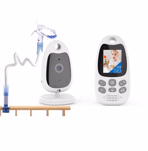 Baby monitor 2'' Baby monitor with camera Baby monitor with camera and audio with stand