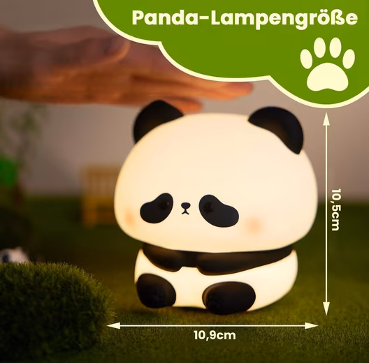 LED Night Light for Children, Bedside Lamp, Touch Dimmable, Timer, USB Rechargeable Warm white, silicone night light, baby table lamp for nursery decor - Image 2