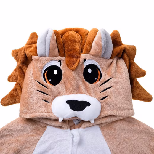 Romper Fluffy Lion Costume for Babies, Newborns, Carnival Carnival - Image 7