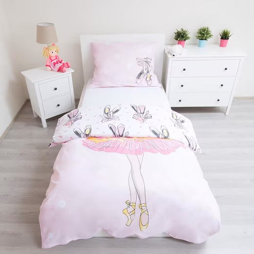 Ballerina children's bedding Renforcé, 2-piece