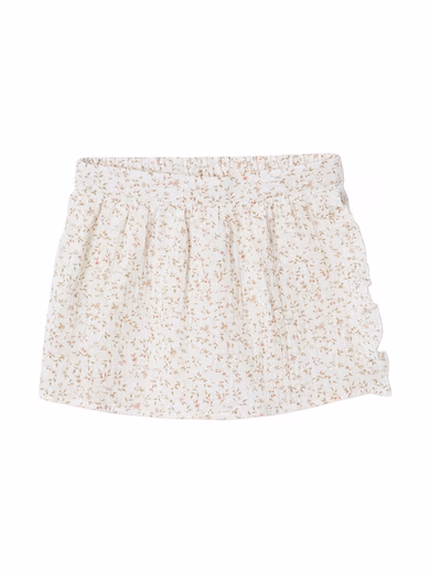 Mini skirt, festive girl's skort with flowers