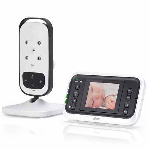Video baby monitor DVM-75 2-piece set, 300m range, 2.4" color display with night vision & two-way talk function