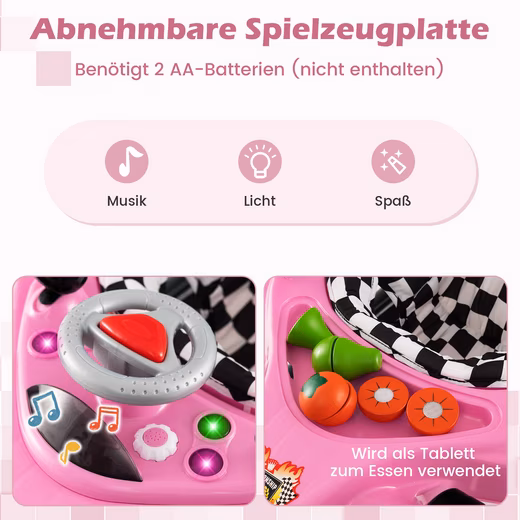 Walker 4-in-1 Baby Walker, Height Adjustable - Image 2