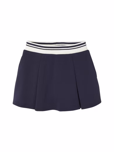 Girls' mini tennis skirt with integrated shorts