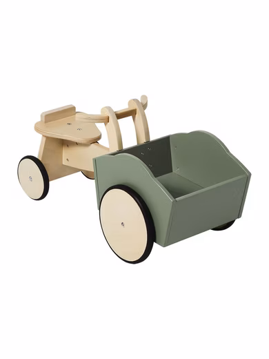 Children's ride-on toy, baby walker, 3-wheeled ride-on toy, FSC® wood