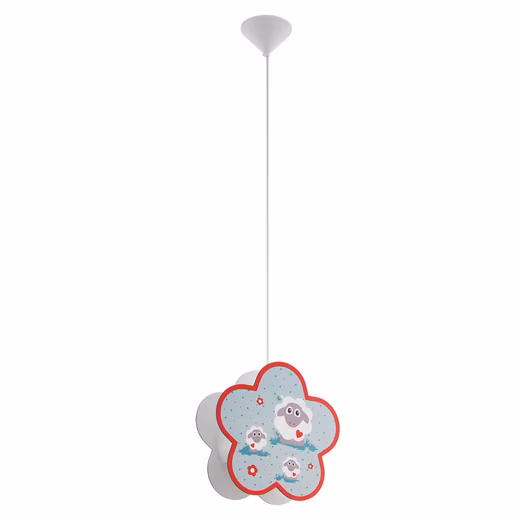 Decorative light Light bulb not included, pendant lamp for children's room, ceiling light, hanging lamp, colorful with