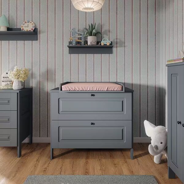 Ajaton, White, 108 x 98 cm with Drawers