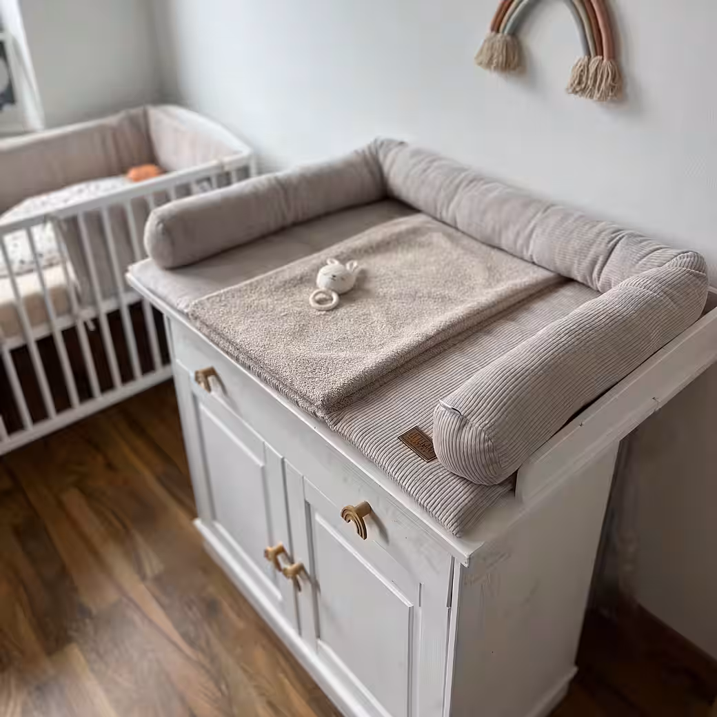 Changing Mat Changing Table Mat Cord Beige - Image 5
