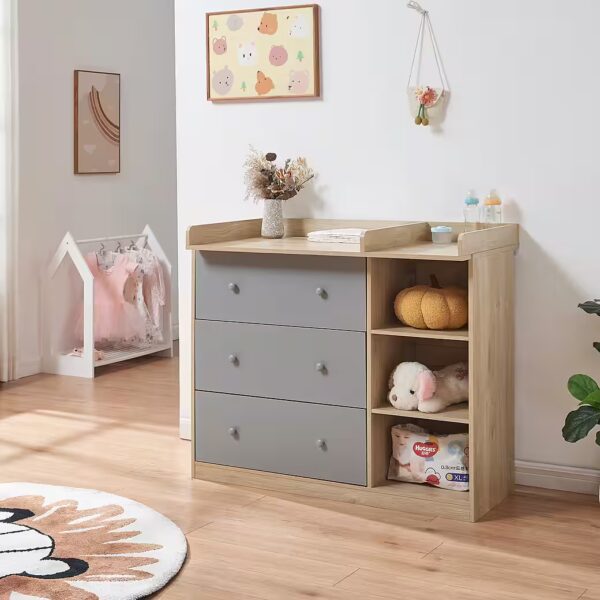 Wrap Chest of Drawers with Detachable Changing Mat