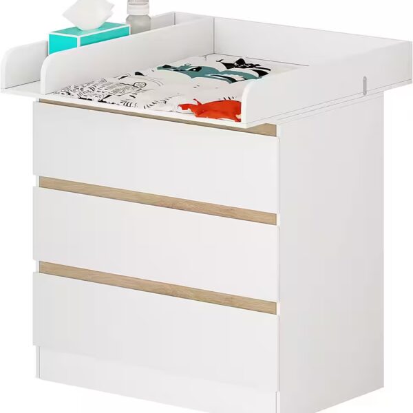 Wrap Chest Drawers with Changing Table Station