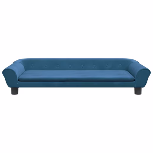 Children's Sofa Children's Sofa Blue 100x50x26 cm Velvet Children's Couch Children's Furniture Children's Room
