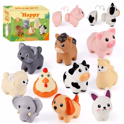 Stacking Toy Montessori Toy for Toddlers, Color Sorting Stacking Matching