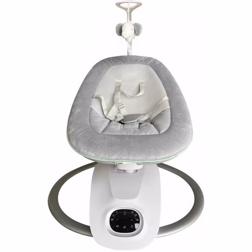 Baby swing AW001-GR12NB-A - Electric baby swing - grey