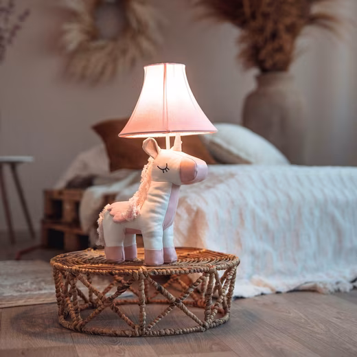 LED table lamp Elsa the Unicorn Integrated LED, neutral white, high-quality, unique, animal motif