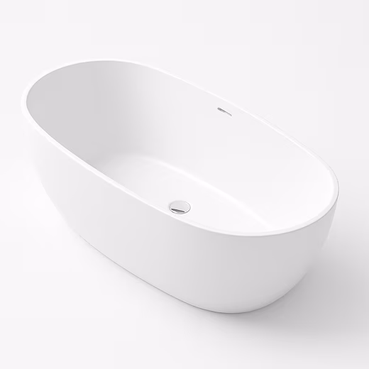 Round bathtub Freestanding bathtub ULF 170x75, Click-clack drain in a SET! - Image 5